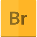 adobe, bridge Goldenrod icon