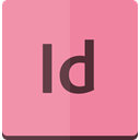 creative cloud, adobe, Indesign PaleVioletRed icon