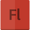 Flash, adobe Firebrick icon