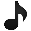 music Black icon