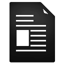 document Black icon