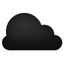 Cloud Black icon