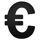 Euro, Currency Black icon