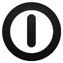 Poweroff Black icon