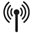 wireless Black icon