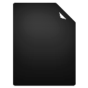 File, document Black icon