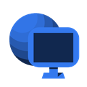network RoyalBlue icon