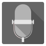 recorder, voice DimGray icon