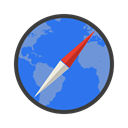 safari RoyalBlue icon