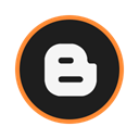 blogger Black icon