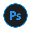 photoshop Black icon