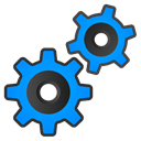 gears Black icon