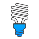 lightbulb Black icon