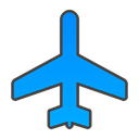 Plane Black icon