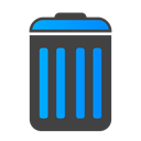 Trash DarkSlateGray icon