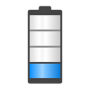 Battery, quoter Black icon