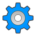 Cog DodgerBlue icon