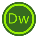 Adobedreamweaver DarkOliveGreen icon