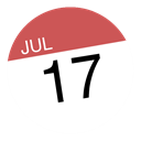 Calendar IndianRed icon