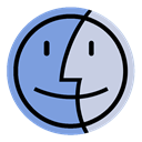 Finder CornflowerBlue icon