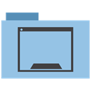 Desktop, appicns, Folder SkyBlue icon