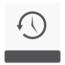 White, Hdd, timemachine WhiteSmoke icon