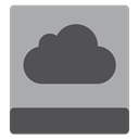 icloud, Hdd DarkGray icon