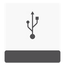 Usb, White, Hdd WhiteSmoke icon