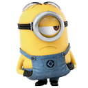 Curious, minion Khaki icon