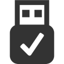 connected, Usb DarkSlateGray icon