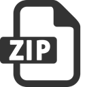 Zip DarkSlateGray icon