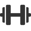 dumbbell DarkSlateGray icon