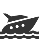 Yacht DarkSlateGray icon
