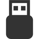 on, Usb DarkSlateGray icon