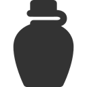 water, Bottle DarkSlateGray icon