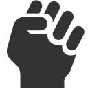 Clenched, Fist DarkSlateGray icon