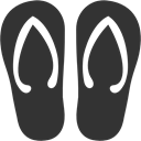 Flip, flop DarkSlateGray icon