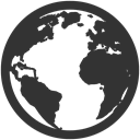 globe DarkSlateGray icon