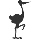 Stork Black icon
