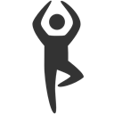 Yoga Black icon