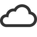 Clouds Black icon