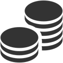 Coins DarkSlateGray icon