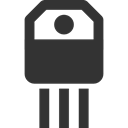 Transistor DarkSlateGray icon