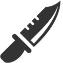 Knife DarkSlateGray icon