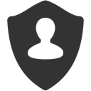 shield, user DarkSlateGray icon