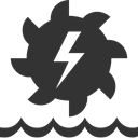 Hydroelectric DarkSlateGray icon