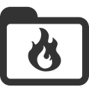 Burn DarkSlateGray icon