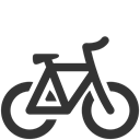 Bicycle DarkSlateGray icon