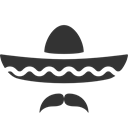 sombrero Black icon