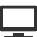 Widescreen, Tv DarkSlateGray icon
